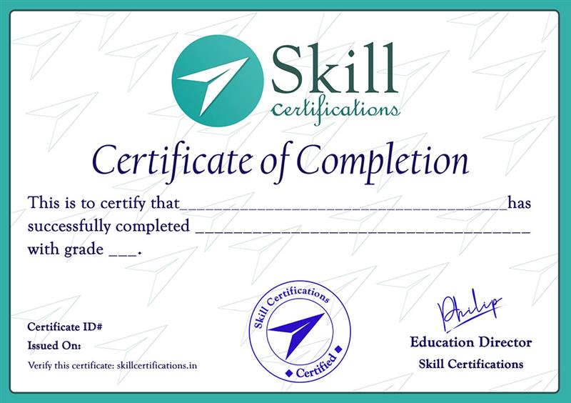 Certificate 1